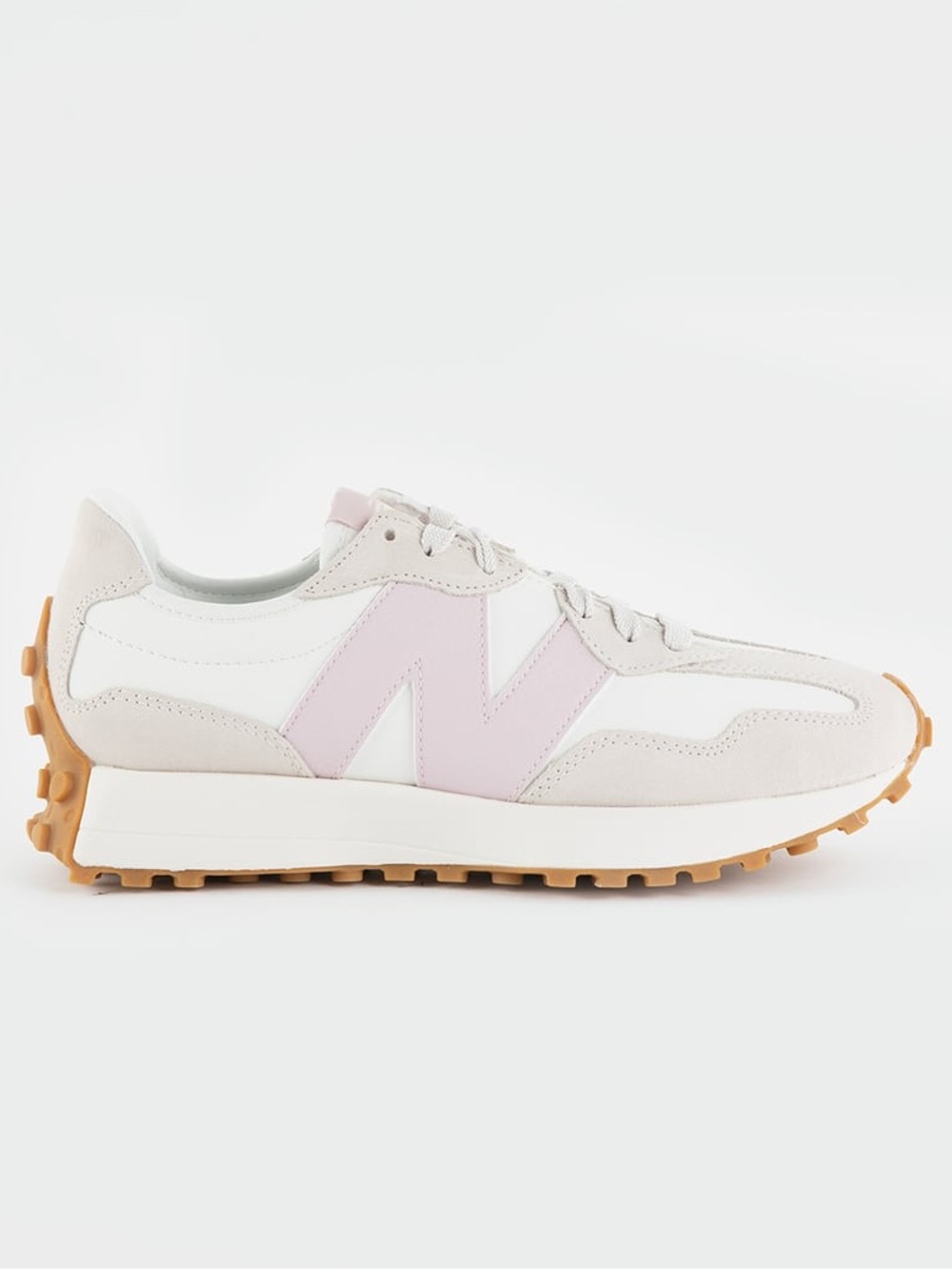 New Balance 327 Shoes White/Light Pink